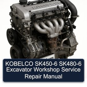 KOBELCO SK450-6 SK480-6 Excavator Workshop Service Repair Manual