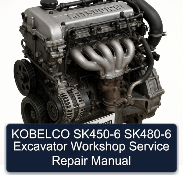 KOBELCO SK450-6 SK480-6 Excavator Workshop Service Repair Manual