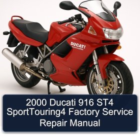 2000 Ducati 916 ST4 SportTouring4 Factory Service Repair Manual