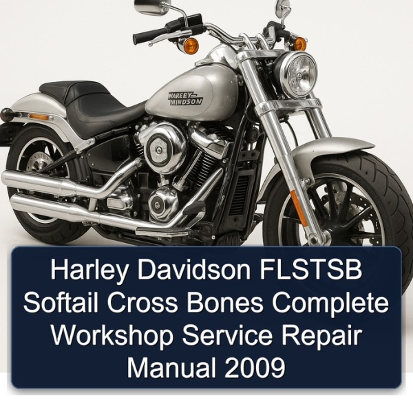 Harley Davidson FLSTSB Softail Cross Bones Complete Workshop Service Repair Manual 2009