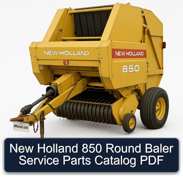New Holland 850 Round Baler Service Parts Catalog PDF