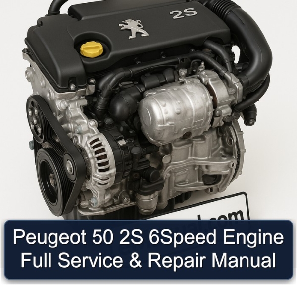 Peugeot 50 2S 6Speed Engine Full Service & Repair Manual