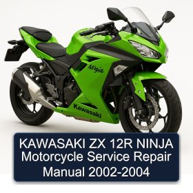 KAWASAKI ZX 12R NINJA Motorcycle Service Repair Manual 2002-2004