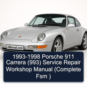 1993-1998 Porsche 911 Carrera (993) Service Repair Workshop Manual (Complete Fsm )