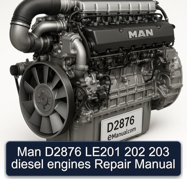 Man D2876 LE201 202 203 diesel engines Repair Manual