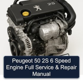 Peugeot 50 2S 6 Speed Engine Full Service & Repair Manual