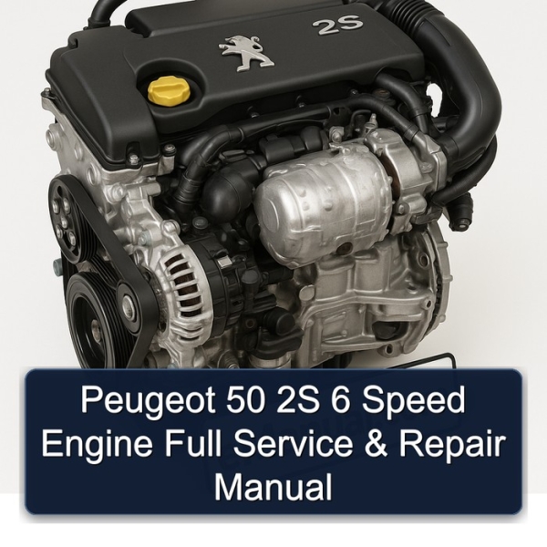 Peugeot 50 2S 6 Speed Engine Full Service & Repair Manual