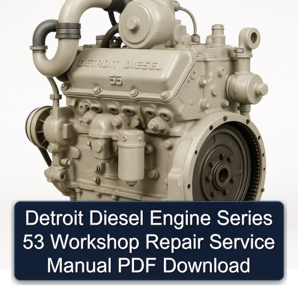 Detroit Diesel Engine Series 53 Workshop Repair Service Manual PDF Download