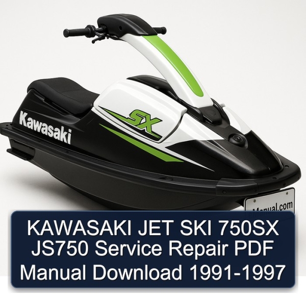 KAWASAKI JET SKI 750SX JS750 Service Repair PDF Manual Download 1991-1997