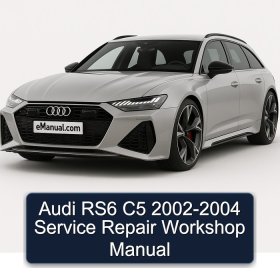 Audi RS6 C5 2002-2004 Service Repair Workshop Manual