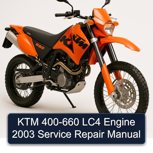 KTM 400-660 LC4 Engine 2003 Service Repair Manual