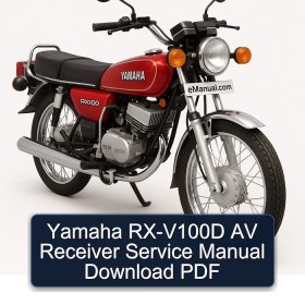 Yamaha RX-V100D AV Receiver Service Manual Download PDF