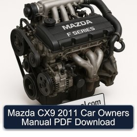 Mazda CX9 2011 Car Owners Manual PDF Download