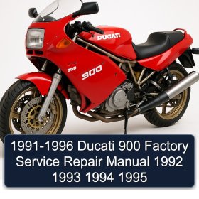 1991-1996 Ducati 900 Factory Service Repair Manual 1992 1993 1994 1995