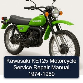 Kawasaki KE125 Motorcycle Service Repair Manual 1974-1980
