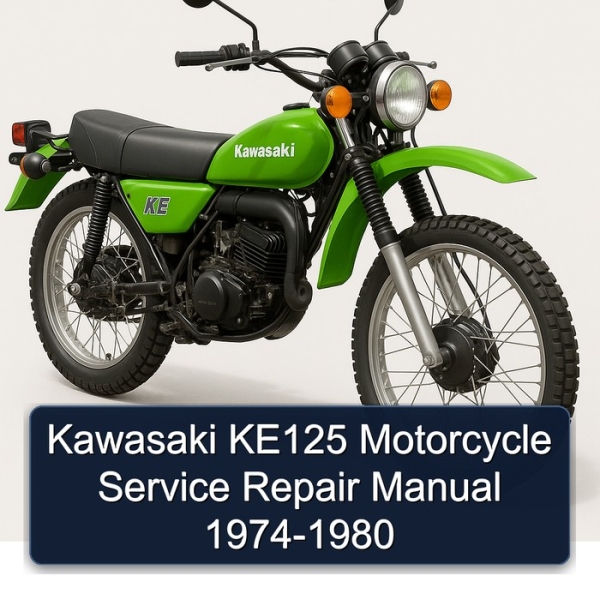 Kawasaki KE125 Motorcycle Service Repair Manual 1974-1980