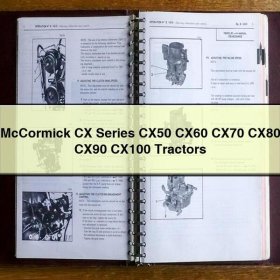 McCormick CX Series CX50 CX60 CX70 CX80 CX90 CX100 Tractors