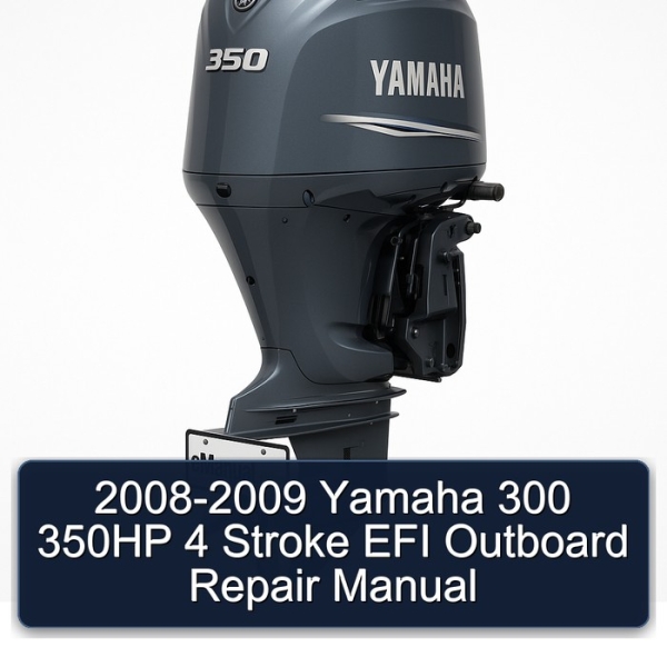 2008-2009 Yamaha 300 350HP 4 Stroke EFI Outboard Repair Manual