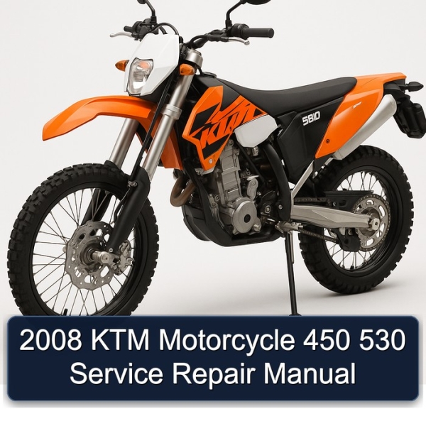 2008 KTM Motorcycle 450 530 Service Repair Manual