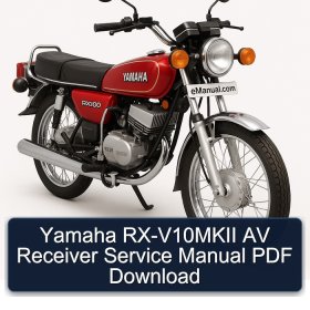 Yamaha RX-V10MKII AV Receiver Service Manual PDF Download