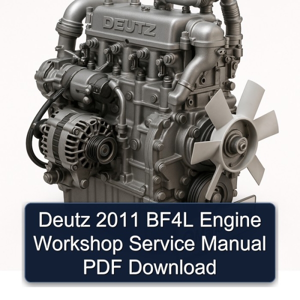 Deutz 2011 BF4L Engine Workshop Service Manual PDF Download