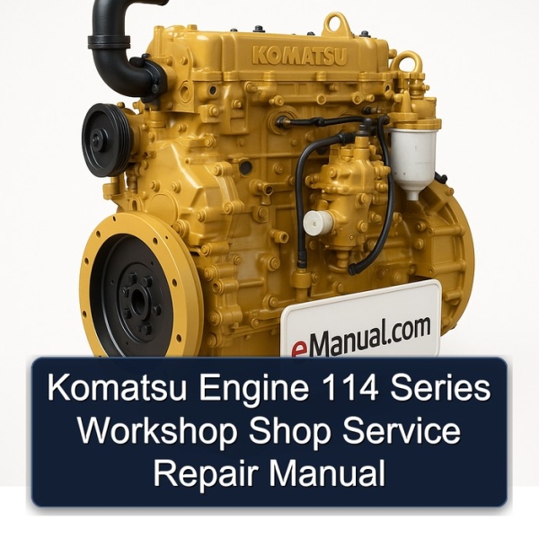 Komatsu Engine 114 Series Workshop Shop Service Repair Manual