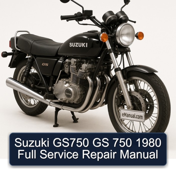 Suzuki GS750 GS 750 1980 Full Service Repair Manual