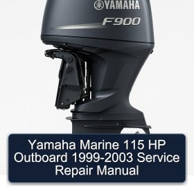 Yamaha Marine 115 HP Outboard 1999-2003 Service Repair Manual