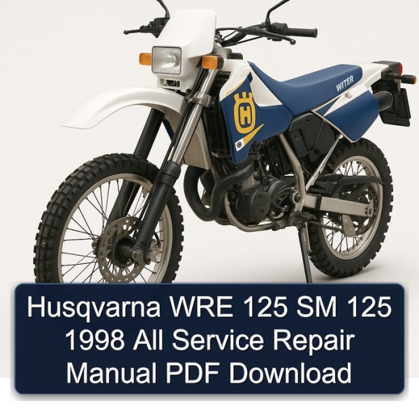 Husqvarna WRE 125 SM 125 1998 All Service Repair Manual PDF Download