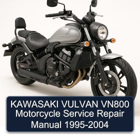 KAWASAKI VULVAN VN800 Motorcycle Service Repair Manual 1995-2004