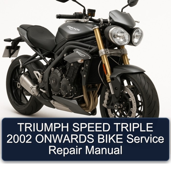 TRIUMPH SPEED TRIPLE 2002 ONWARDS BIKE Service Repair Manual