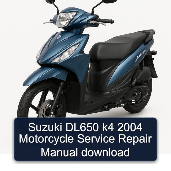 Suzuki DL650 k4 2004 Motorcycle Service Repair Manual download