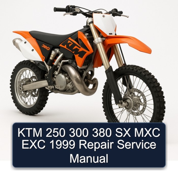 KTM 250 300 380 SX MXC EXC 1999 Repair Service Manual
