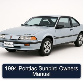 1994 Pontiac Sunbird Owners Manual