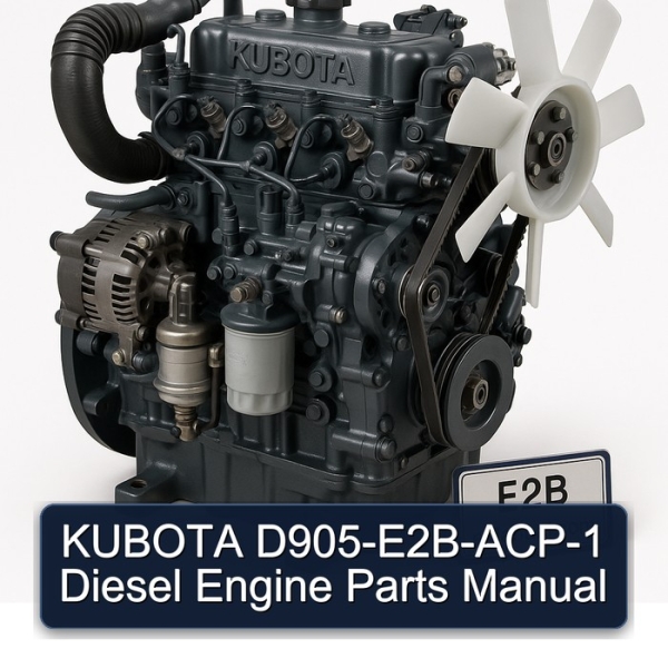 KUBOTA D905-E2B-ACP-1 Diesel Engine Parts Manual