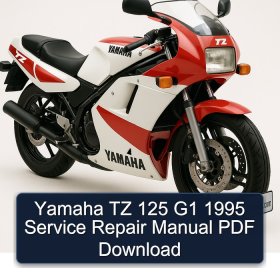 Yamaha TZ 125 G1 1995 Service Repair Manual PDF Download