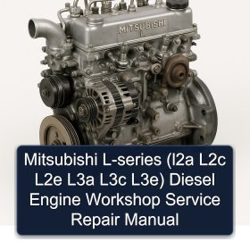 Mitsubishi L-series (l2a L2c L2e L3a L3c L3e) Diesel Engine Workshop Service Repair Manual