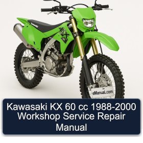 Kawasaki KX 60 cc 1988-2000 Workshop Service Repair Manual