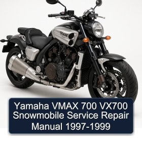 Yamaha VMAX 700 VX700 Snowmobile Service Repair Manual 1997-1999