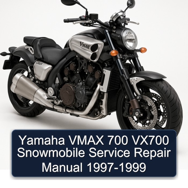 Yamaha VMAX 700 VX700 Snowmobile Service Repair Manual 1997-1999