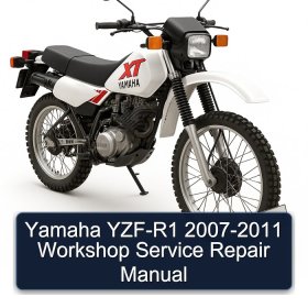 Yamaha YZF-R1 2007-2011 Workshop Service Repair Manual