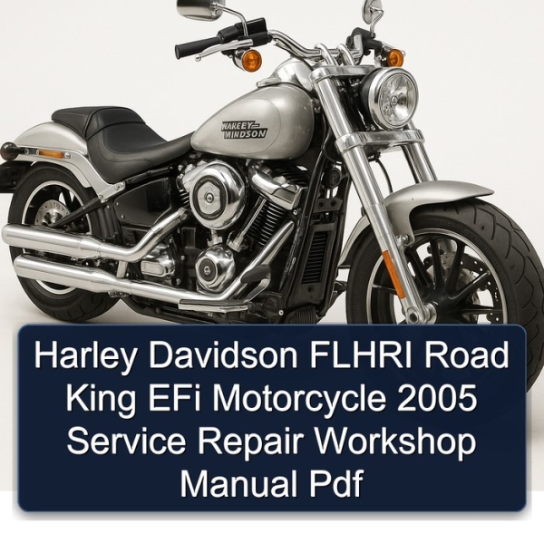 Harley Davidson FLHRI Road King EFi Motorcycle 2005 Service Repair Workshop Manual Pdf