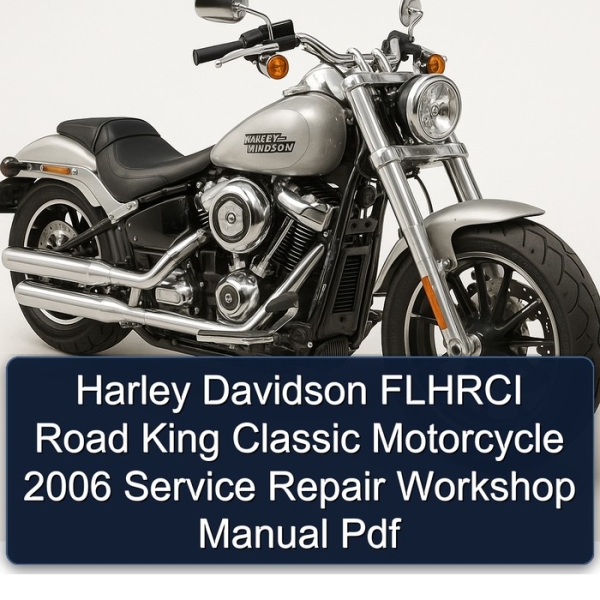Harley Davidson FLHRCI Road King Classic Motorcycle 2006 Service Repair Workshop Manual Pdf