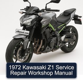 1972 Kawasaki Z1 Service Repair Workshop Manual