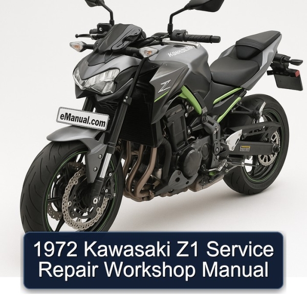 1972 Kawasaki Z1 Service Repair Workshop Manual