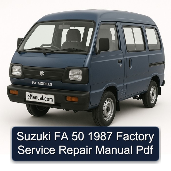 Suzuki FA 50 1987 Factory Service Repair Manual Pdf