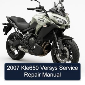 2007 Kle650 Versys Service Repair Manual