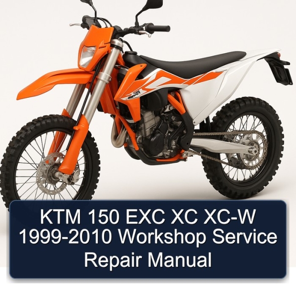 KTM 150 EXC XC XC-W 1999-2010 Workshop Service Repair Manual