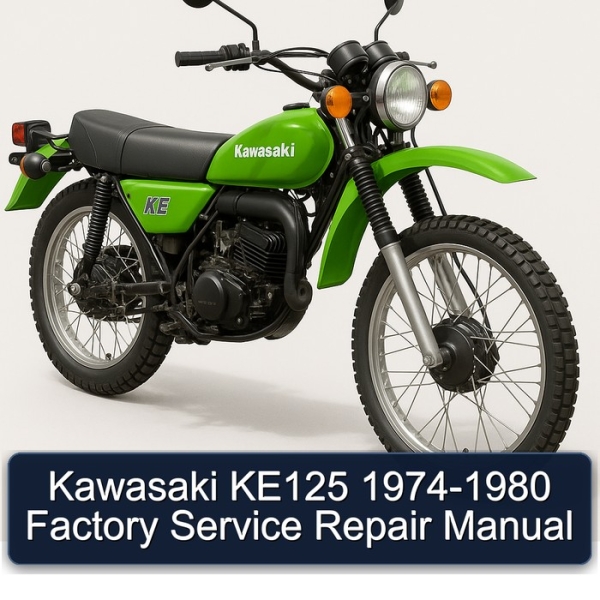 Kawasaki KE125 1974-1980 Factory Service Repair Manual
