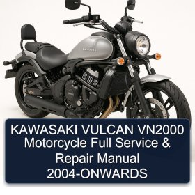 KAWASAKI VULCAN VN2000 Motorcycle Full Service & Repair Manual 2004-ONWARDS